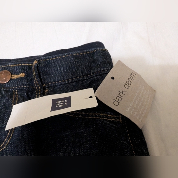 Baby Gap 1969 Denim Blue Jean Mini Skirt Dark Wash Size 18-24 months NWT - Picture 3 of 8